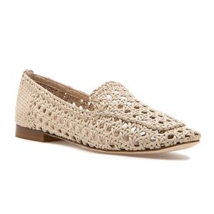 275 Central Stevie Loafer in Nude Woven Leather - Size 8.5